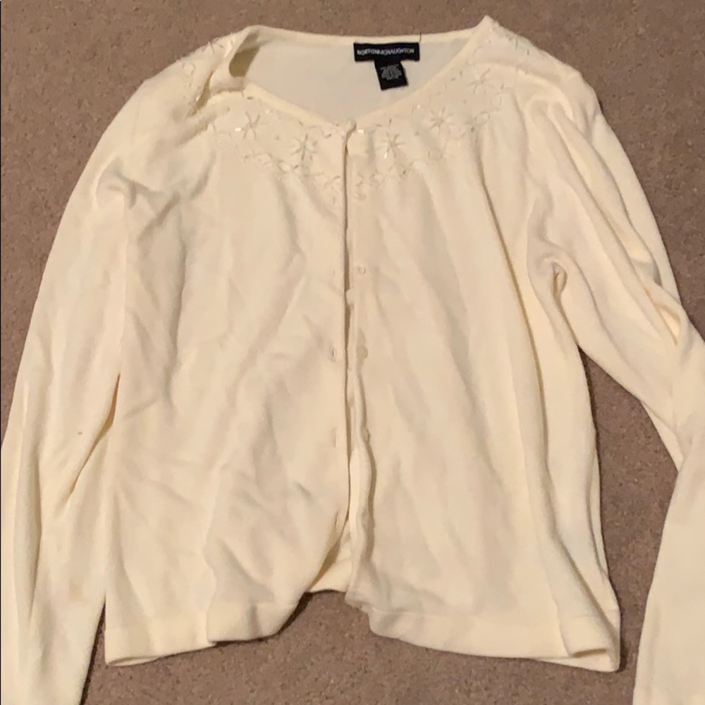 Button up sweater